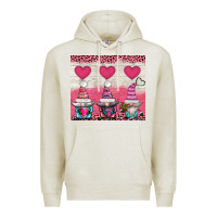 Oatmeal Heather v.d 3 gnomes and hearts Premium Hoodie - AdoDesignShop