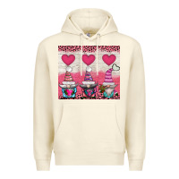 Sandshell v.d 3 gnomes and hearts Premium Hoodie - AdoDesignShop