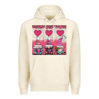 Tofu v.d 3 gnomes and hearts Premium Hoodie - AdoDesignShop