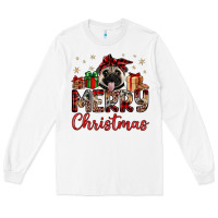 White merry christmas pug Long Sleeve Tee - JahusDesignShop