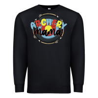 Black archery mama Premium Sweatshirt - MaliasSmallBusiness