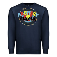 Navy archery mama Premium Sweatshirt - MaliasSmallBusiness