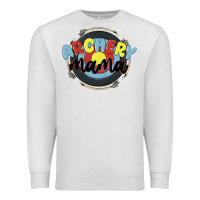 Oatmeal Heather archery mama Premium Sweatshirt - MaliasSmallBusiness