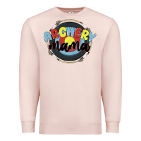 Pale Pink archery mama Premium Sweatshirt - MaliasSmallBusiness