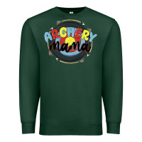 Sports Green archery mama Premium Sweatshirt - MaliasSmallBusiness
