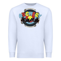 White archery mama Premium Sweatshirt - MaliasSmallBusiness