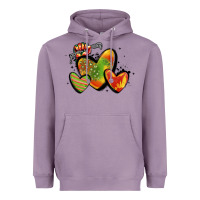 Lavender juneteenth hearts Heavyweight Hoodie - MaliasSmallBusiness