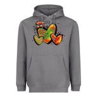 Storm juneteenth hearts Heavyweight Hoodie - MaliasSmallBusiness