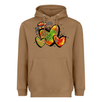 Juneteenth Hearts Heavyweight Hoodie | Teevron