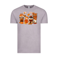 Vintage Zinc Fall Coffee Cups Vintage Tee - texasbilliewilder