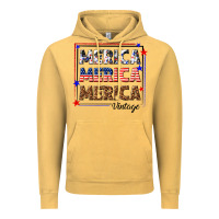 Vintage Mustard merica merica merica vintage Vintage Hoodie - texasbilliewilder