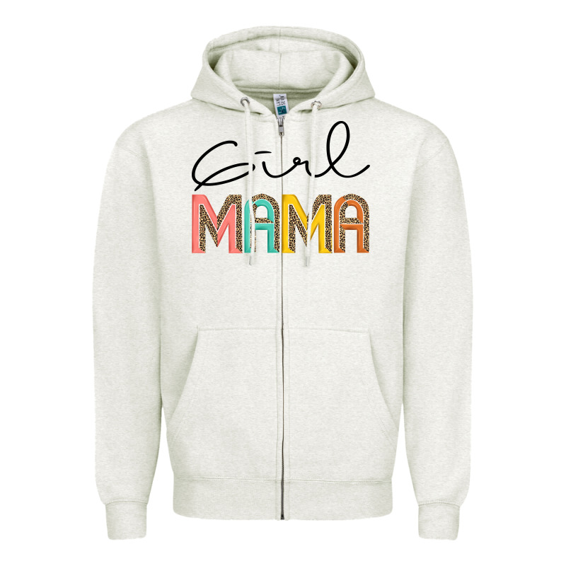 Girl Mama Zipper Hoodie by JahusDesignShop | Teevron