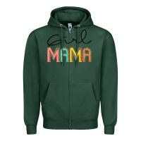 Sports Green Girl mama Zipper Hoodie - JahusDesignShop