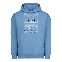 Pigment Pebble Blue Merry Christmas Urban Hoodie - Bettercallsaul