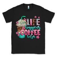 Black life happens coffee  helps Classic Tee - AdoDesignShop