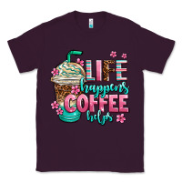 Plum life happens coffee  helps Classic Tee - AdoDesignShop