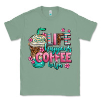 Sage life happens coffee  helps Classic Tee - AdoDesignShop