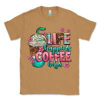 Toasted Coconut life happens coffee  helps Classic Tee - AdoDesignShop