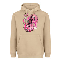 Mushroom pink vibes Heavyweight Hoodie - MaliasSmallBusiness