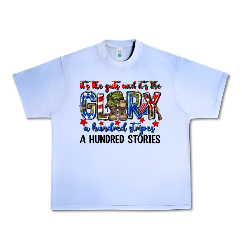 It's The Guts And It's The Glory A Hundred Stripes Urban Heavy Tee by Neo Western | Teevron