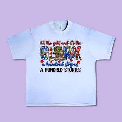 It's The Guts And It's The Glory A Hundred Stripes Urban Heavy Tee Designed By Neo Western