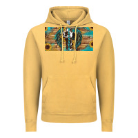 Vintage Mustard western blessed cros sunflowers licence plate Vintage Hoodie - RanaPortraitStore