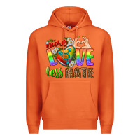 Carrot More Love Less Hate LGBTQ Premium Hoodie - BundleAndBundleShop