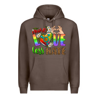 Coffee More Love Less Hate LGBTQ Premium Hoodie - BundleAndBundleShop