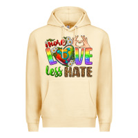 Pina Colada More Love Less Hate LGBTQ Premium Hoodie - BundleAndBundleShop