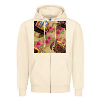 Sandshell trencher chain seamless pattern Zipper Hoodie - BundleAndBundleShop