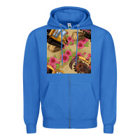 True Royal trencher chain seamless pattern Zipper Hoodie - BundleAndBundleShop