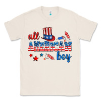 Natural all american boy Classic Tee - AdoDesignShop