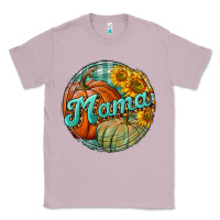 Lilac pumpkin mama with background Classic Tee - BundleAndBundleShop
