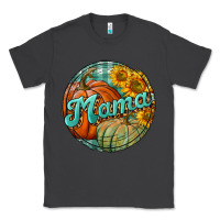 Smoke pumpkin mama with background Classic Tee - BundleAndBundleShop