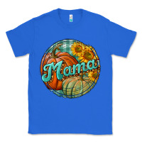 True Royal pumpkin mama with background Classic Tee - BundleAndBundleShop