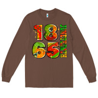 Chestnut 1865 juneteenth Long Sleeve Tee - AdoDesignShop