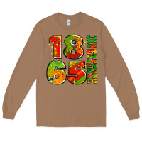 Toasted Coconut 1865 juneteenth Long Sleeve Tee - AdoDesignShop