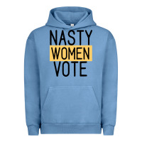 Pigment Pebble Blue Nasty Women Vote Urban Hoodie - Bettercallsaul