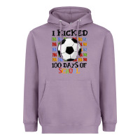 Lavender i kicked 100 days of school Heavyweight Hoodie - MaliasSmallBusiness