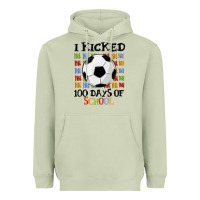 Matcha i kicked 100 days of school Heavyweight Hoodie - MaliasSmallBusiness