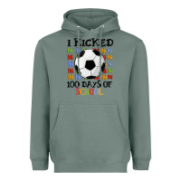 Sage i kicked 100 days of school Heavyweight Hoodie - MaliasSmallBusiness