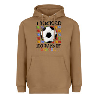 Toasted Coconut i kicked 100 days of school Heavyweight Hoodie - MaliasSmallBusiness