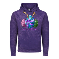 Cloud Purple easter bunny ear eggs easter vibes Vintage Hoodie - RanaPortraitStore