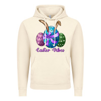 Vintage Artic easter bunny ear eggs easter vibes Vintage Hoodie - RanaPortraitStore