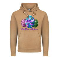 Easter Bunny Ear Eggs Easter Vibes Vintage Hoodie | Teevron