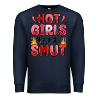 Navy hot girls read smut Premium Sweatshirt - MaliasSmallBusiness