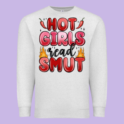 Hot Girls Read Smut Premium Sweatshirt Designed By Maliassmallbusiness