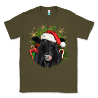 Army Green christmas black angus Classic Tee - JahusDesignShop