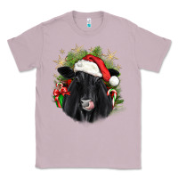 Lilac christmas black angus Classic Tee - JahusDesignShop