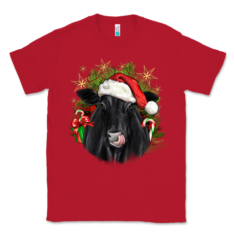 Christmas Black Angus Classic Tee by JahusDesignShop | Teevron